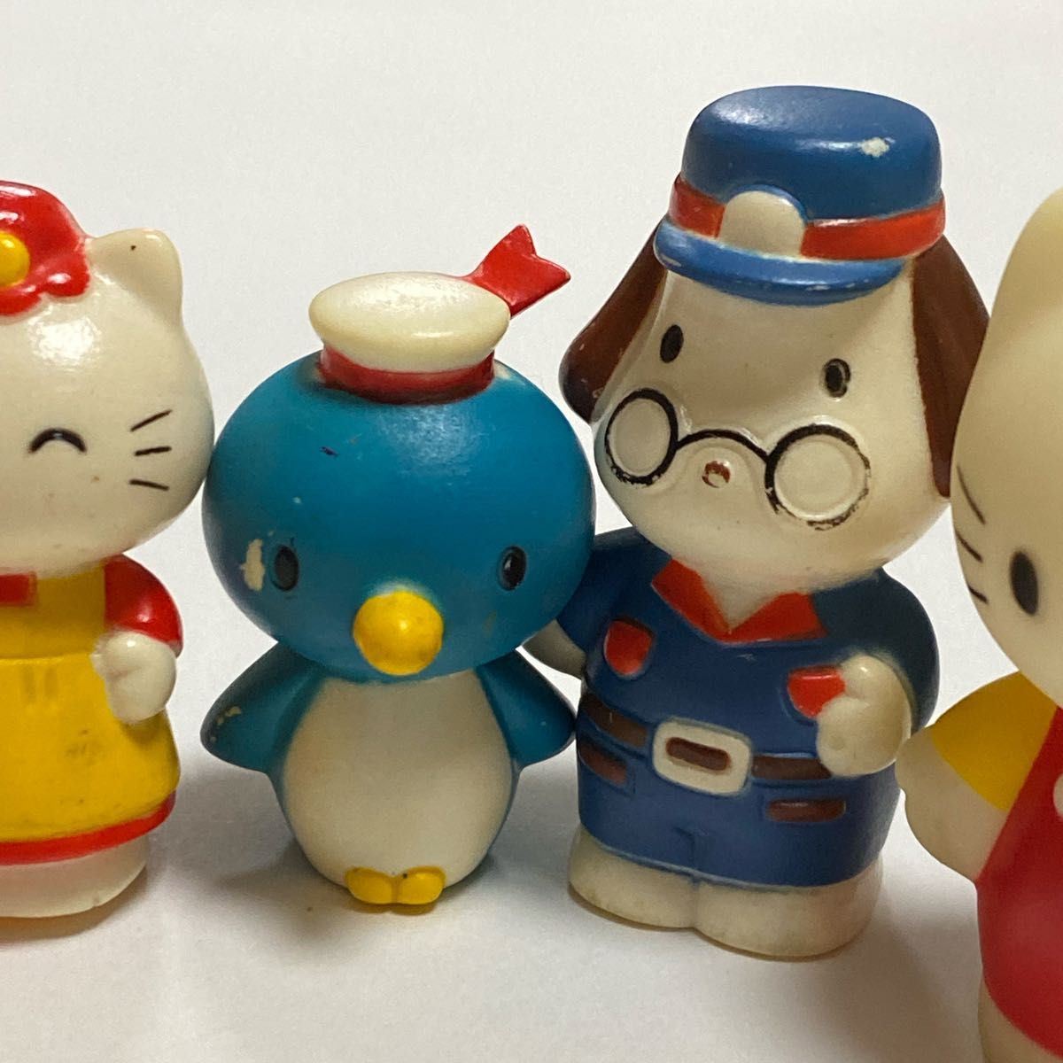 サンリオ ハローキティ 昭和レトロ フィギュア ソフビ 当時物 サンリオ ハローキティ 昭和レトロ フィギュア ソフビ 当時物