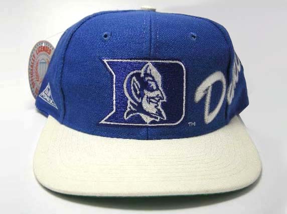 NCAA デューク大 ウェッサイ DUKE BLUE DEVILS 90s VINTAGE デッドストック ヴィンテージ スナップバック キャップ CAP CRIPS チカーノ