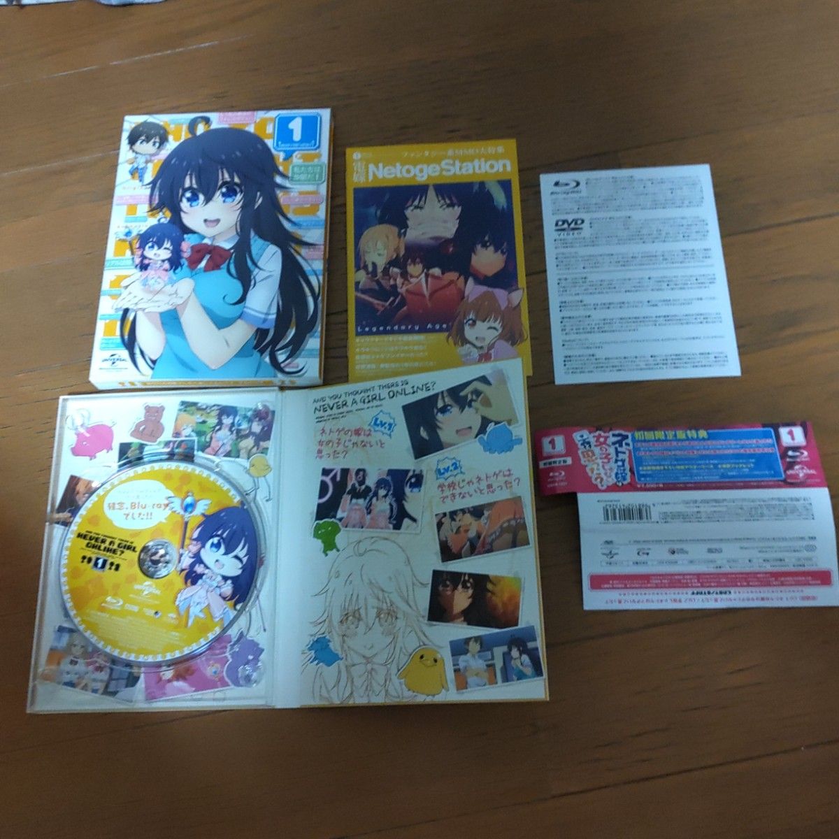 Blu-ray ネトゲの嫁は女の子じゃないと思った? 1巻 から6巻 初回限定版 収納BOX付き 全特典付き Blu-ray ネトゲの嫁は女の子じゃないと思った? 1巻 から6巻 初回限定版 収納BOX付き 全特典付き
