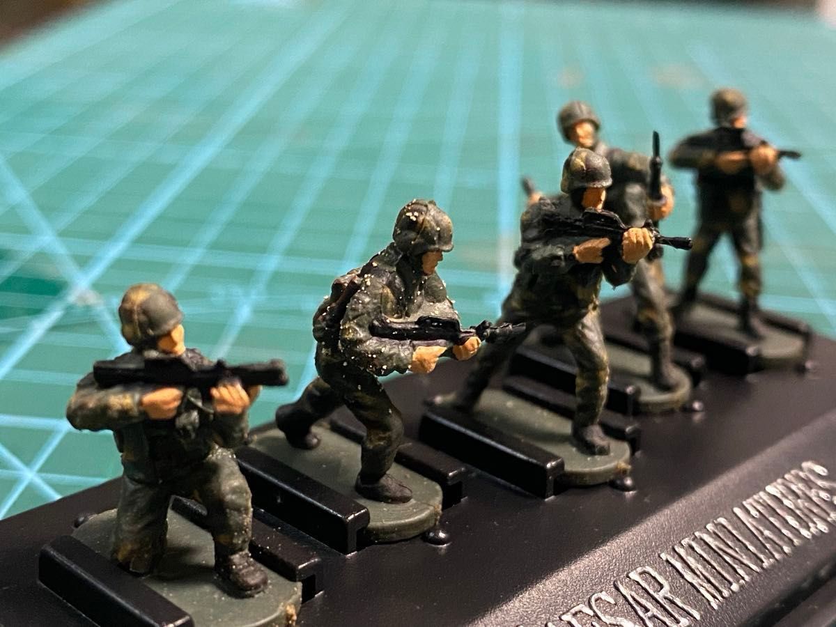 1)第二次世界大戦 ドイツ軍兵士5体セット 1/72 完成品模型 1)第二次世界大戦 ドイツ軍兵士5体セット 1/72 完成品模型