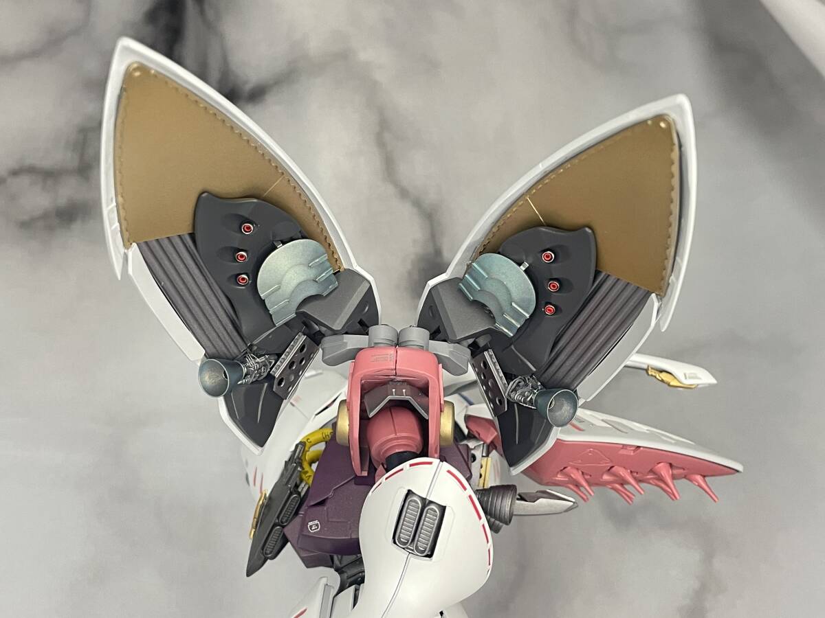 MG キュベレイ 1/100 改修塗装済み完成品 アクションベース付 MG キュベレイ 1/100 改修塗装済み完成品 アクションベース付