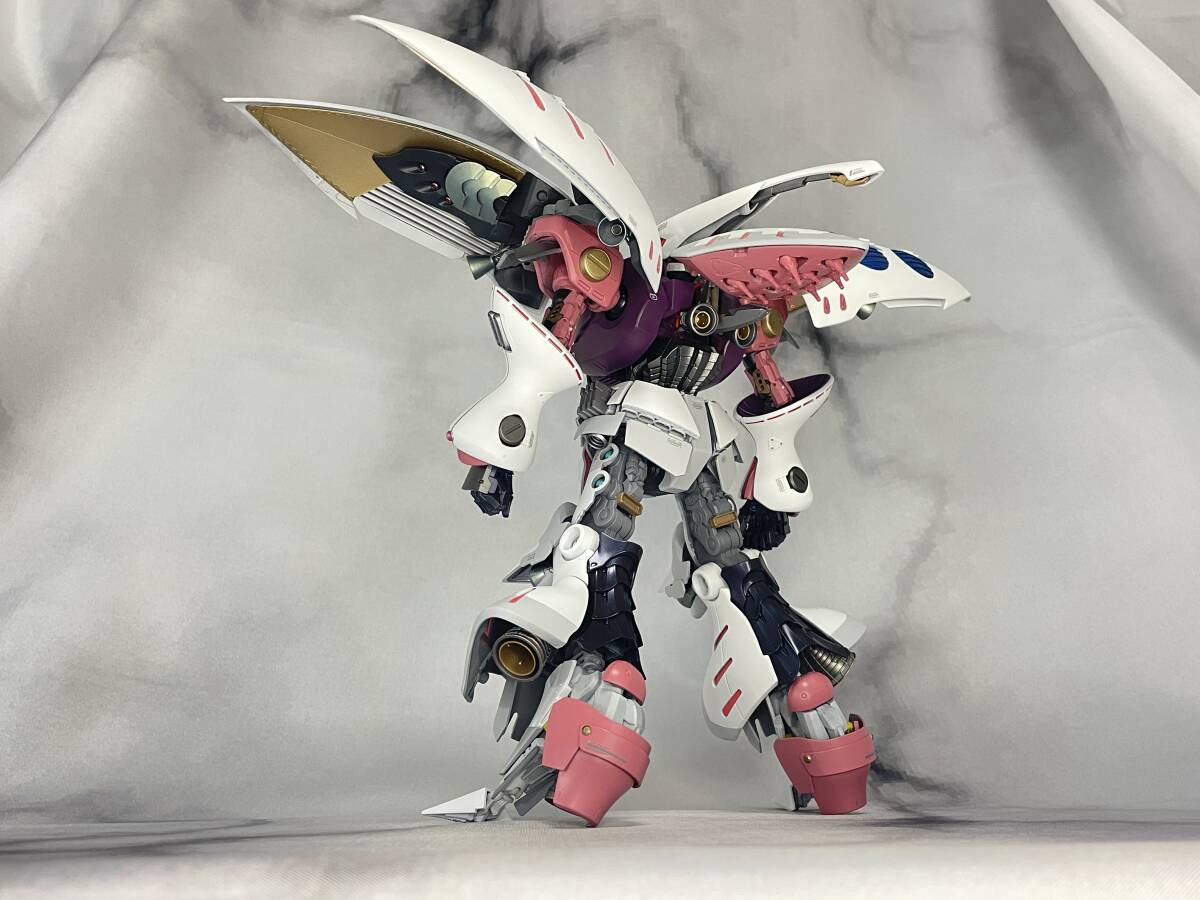 MG キュベレイ 1/100 改修塗装済み完成品 アクションベース付 MG キュベレイ 1/100 改修塗装済み完成品 アクションベース付