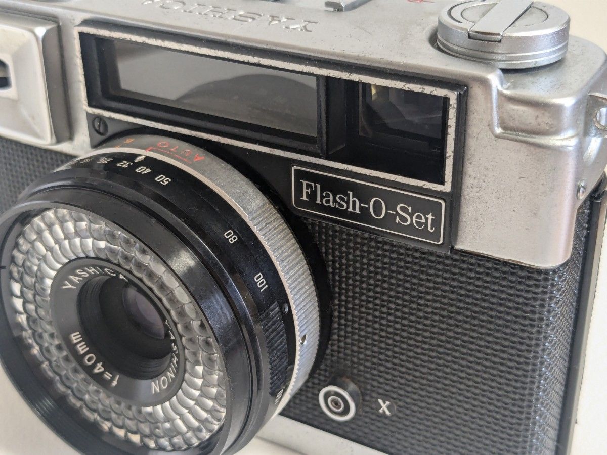 YASHICA ヤシカ Flash-O-Set FⅡ フィルムカメラ 昭和レトロ YASHICA ヤシカ Flash-O-Set FⅡ フィルムカメラ 昭和レトロ