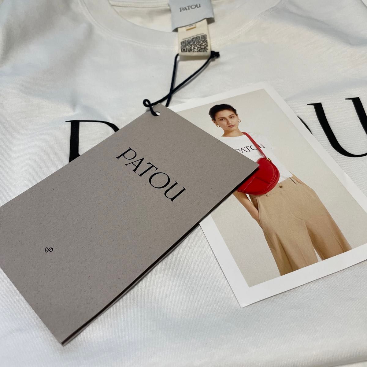 新品 未使用品 PATOU パトゥ 白T Tシャツ ホワイト 白 半袖 新品 未使用品 PATOU パトゥ 白T Tシャツ ホワイト 白 半袖
