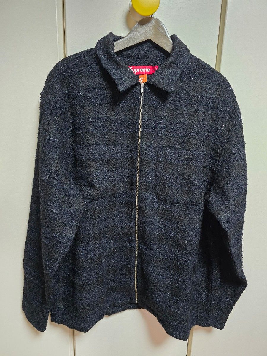 Supreme Boucle Zip Up Shirt Supreme Boucle Zip Up Shirt