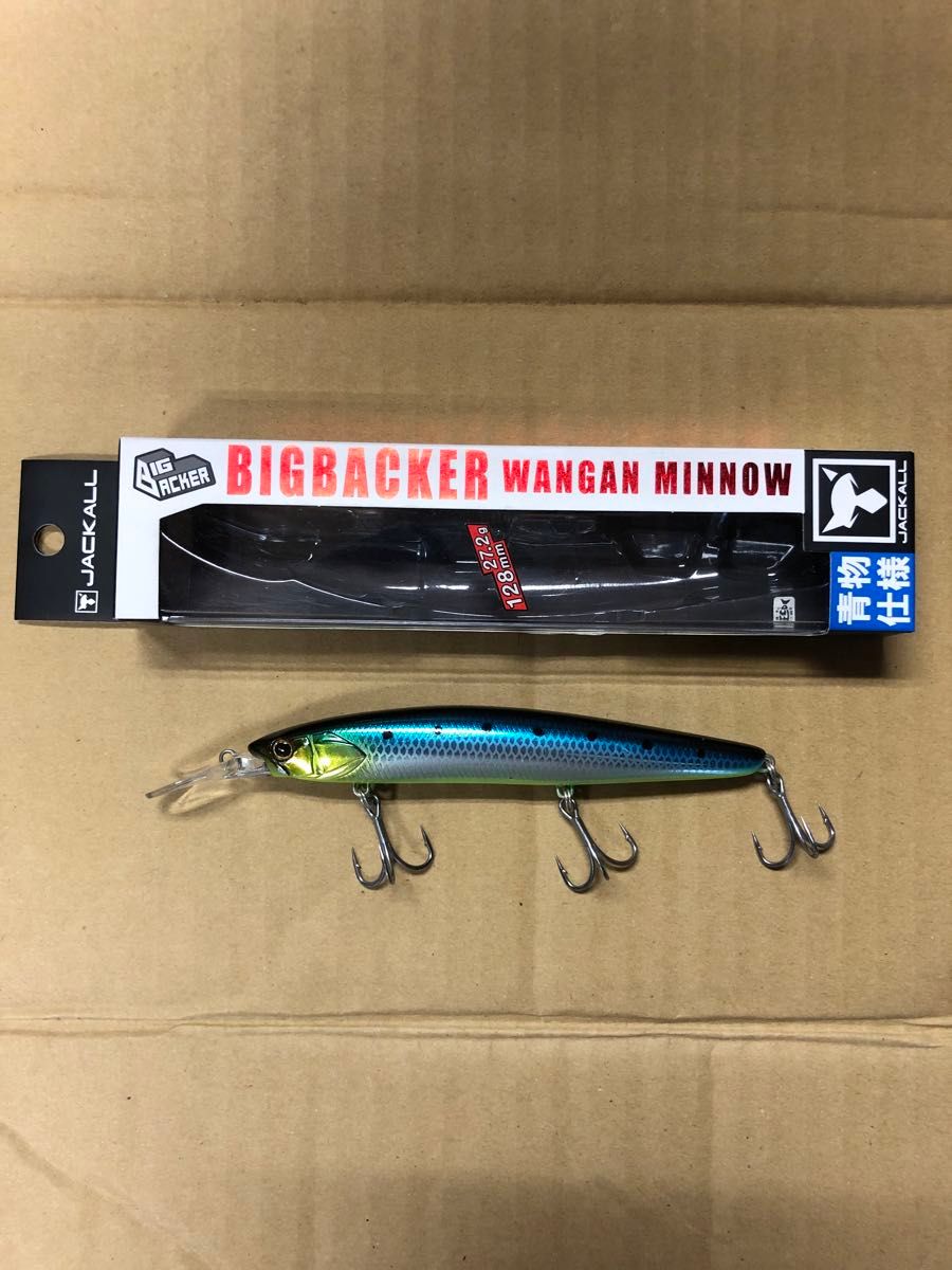 ジャッカル ビッグバッカー 湾岸ミノー 128S-LB ウロコホロ