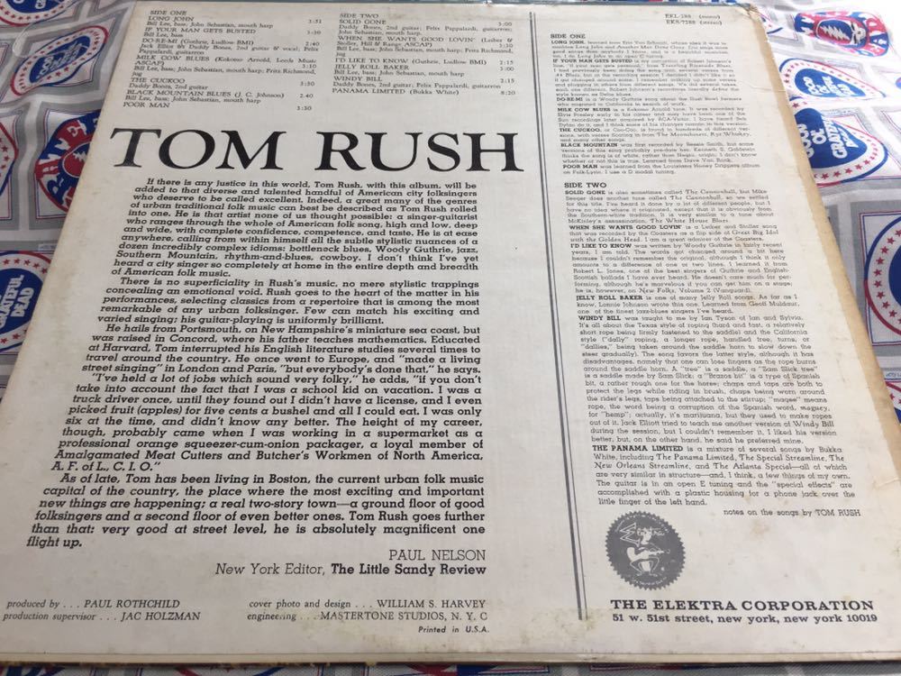 Tom Rush★中古LP/USオリジナルMono盤「トム・ラッシュ」_画像2