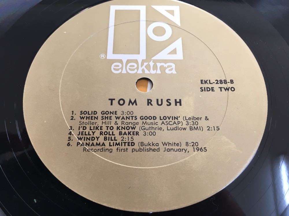 Tom Rush★中古LP/USオリジナルMono盤「トム・ラッシュ」_画像5