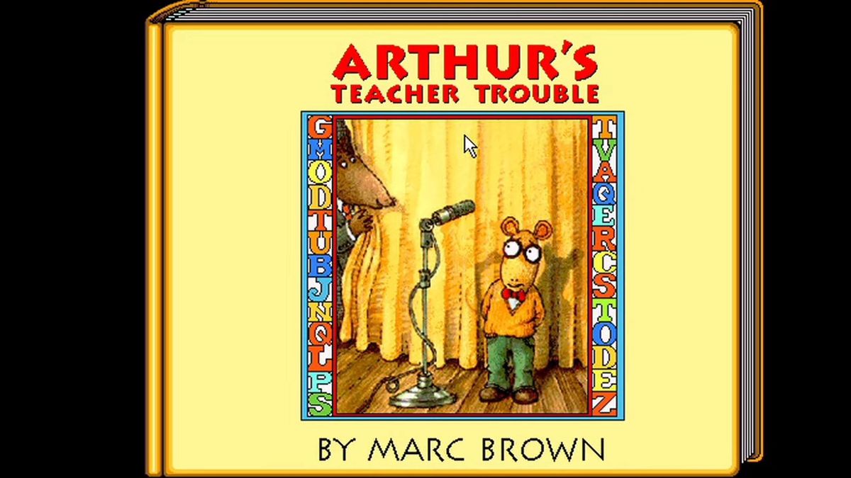 アーサーとなかまたち Arthur's Teacher Trouble ティーチャー トラブル Mac PCゲーム 電子絵本