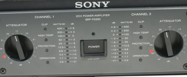 Bibian 比比昂- SONY 業務用パワーアンプSRP-P2200 (MU-A200 Bibian 比比昂- SONY 業務用パワーアンプSRP-P2200 (MU-A200