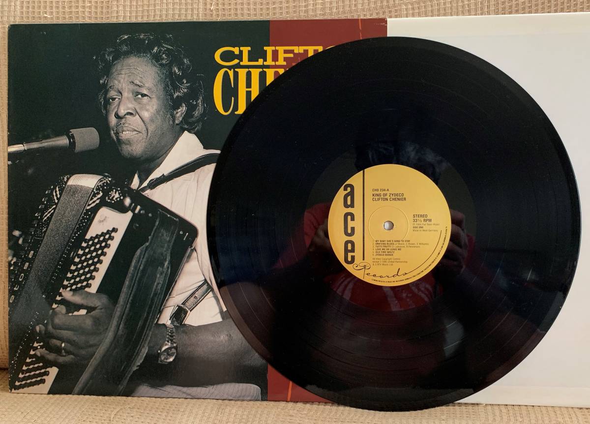 中古 独盤 ドイツ盤 CLIFTON CHENIER クリフトン・シニエ ／ KING OF ZYDECO CHD-234_画像3