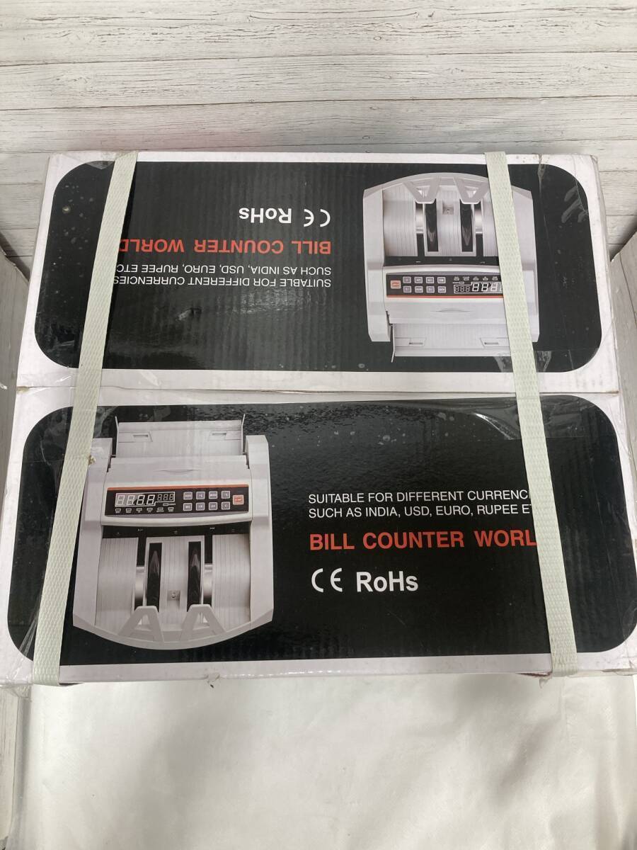 [09]② new goods unopened!BillCounterWorld Bill counter automatic note count machine note counting machine money counter 