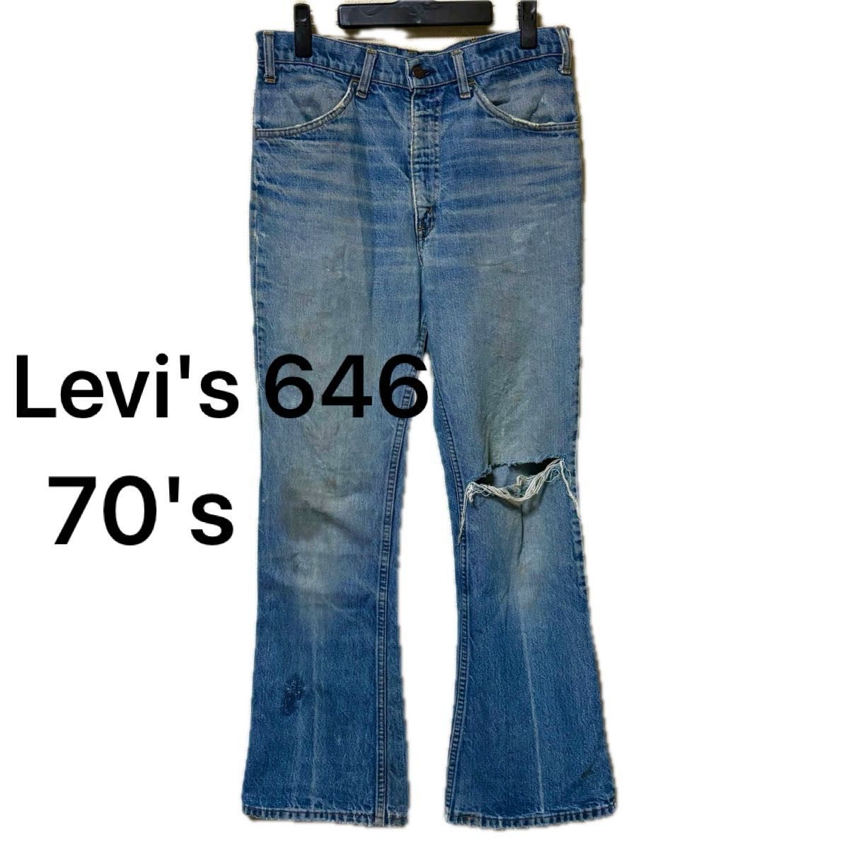 1977年製 USA リーバイス 646 ヴィンテージ 42TALONジップ 1977年製 USA リーバイス 646 ヴィンテージ 42TALONジップ