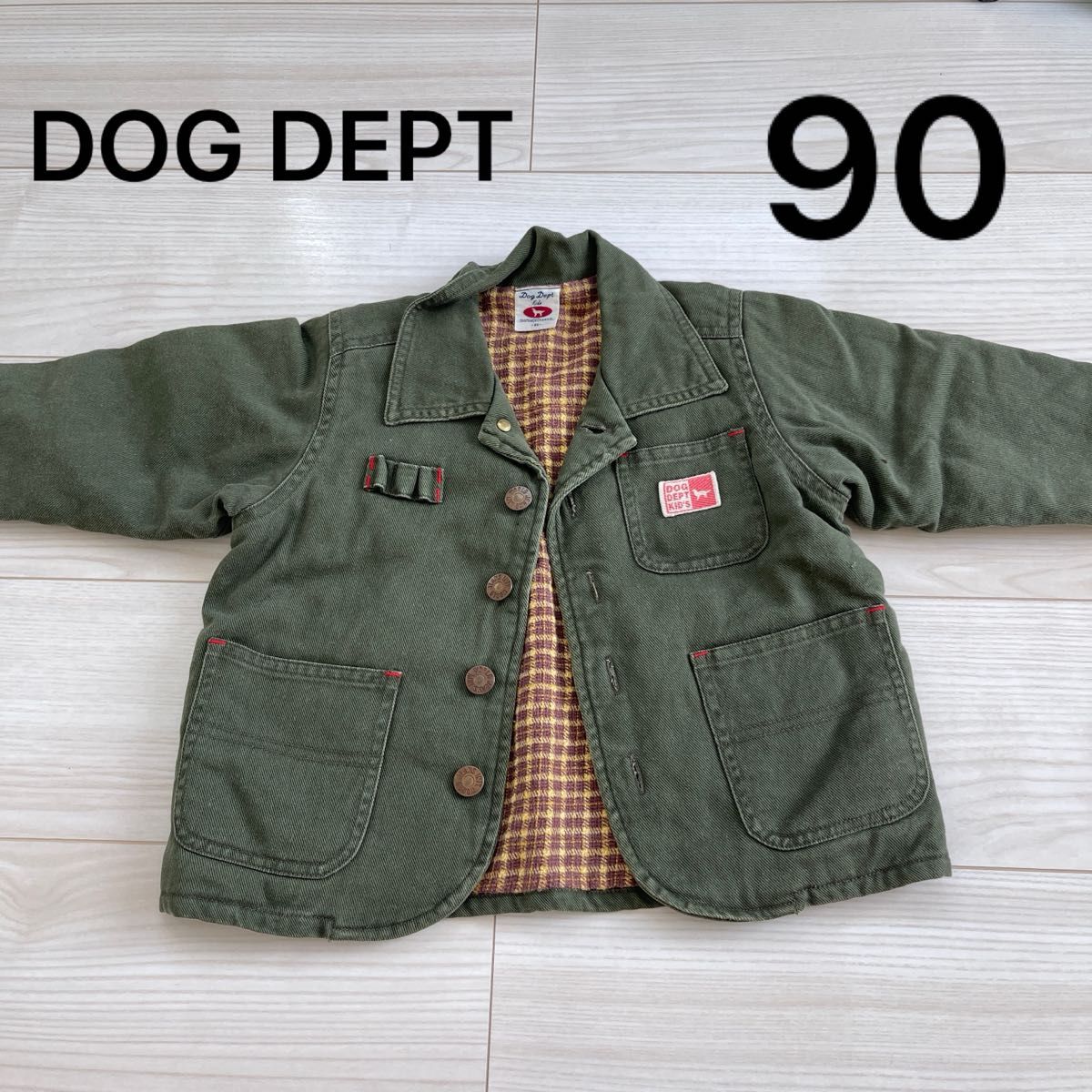 【DOG DEPT】ドッグデプト ダークデニムジャケット Gジャン DOG DEPT】ドッグデプトダークデニムジャケットGジャン
