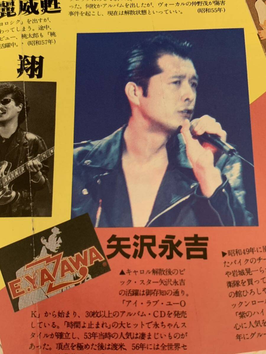 矢沢永吉 ピンナップポスター ツッパリスターグラフィティ COOLS 矢沢永吉 ピンナップポスター ツッパリスターグラフィティ COOLS