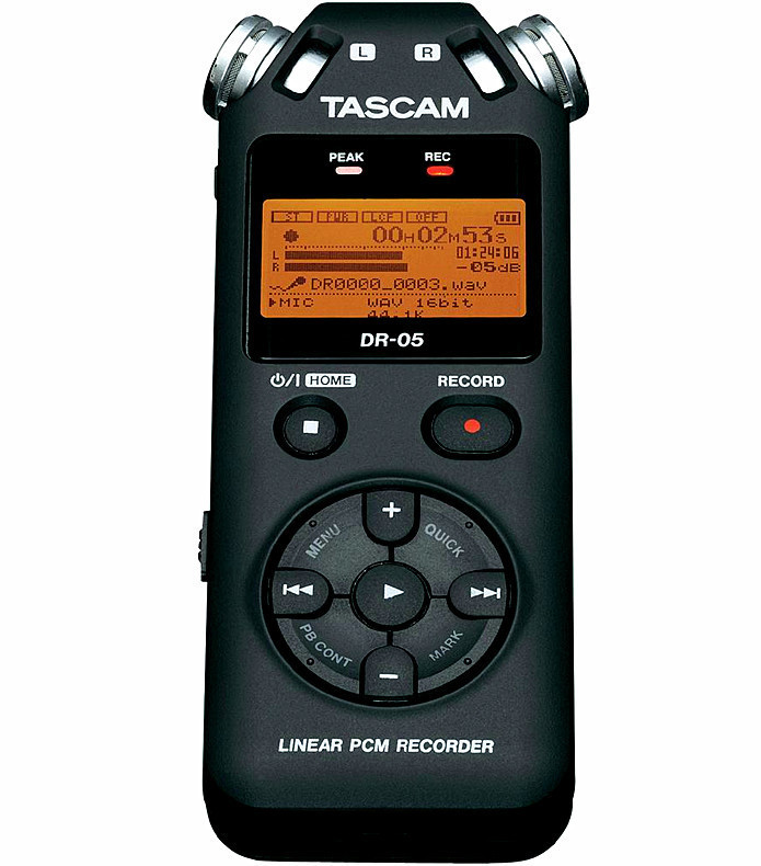 0 free shipping original tascam dr hand-held Professional portable digital voice recorder mp3 recording machine [a1974]