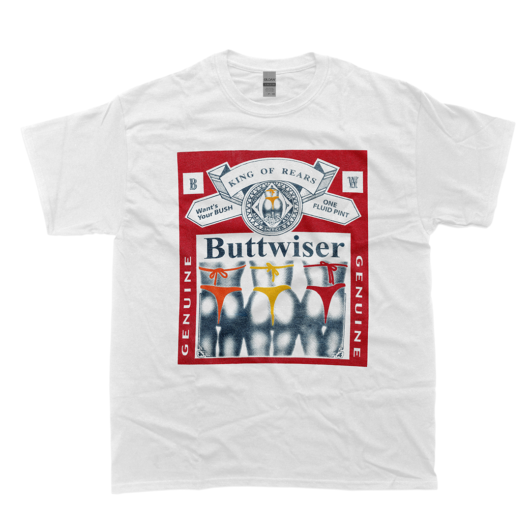 L 山田蓮 Buttwiser Tシャツ バドワイザー オモシーチャンネル L 山田蓮 Buttwiser Tシャツ バドワイザー オモシーチャンネル