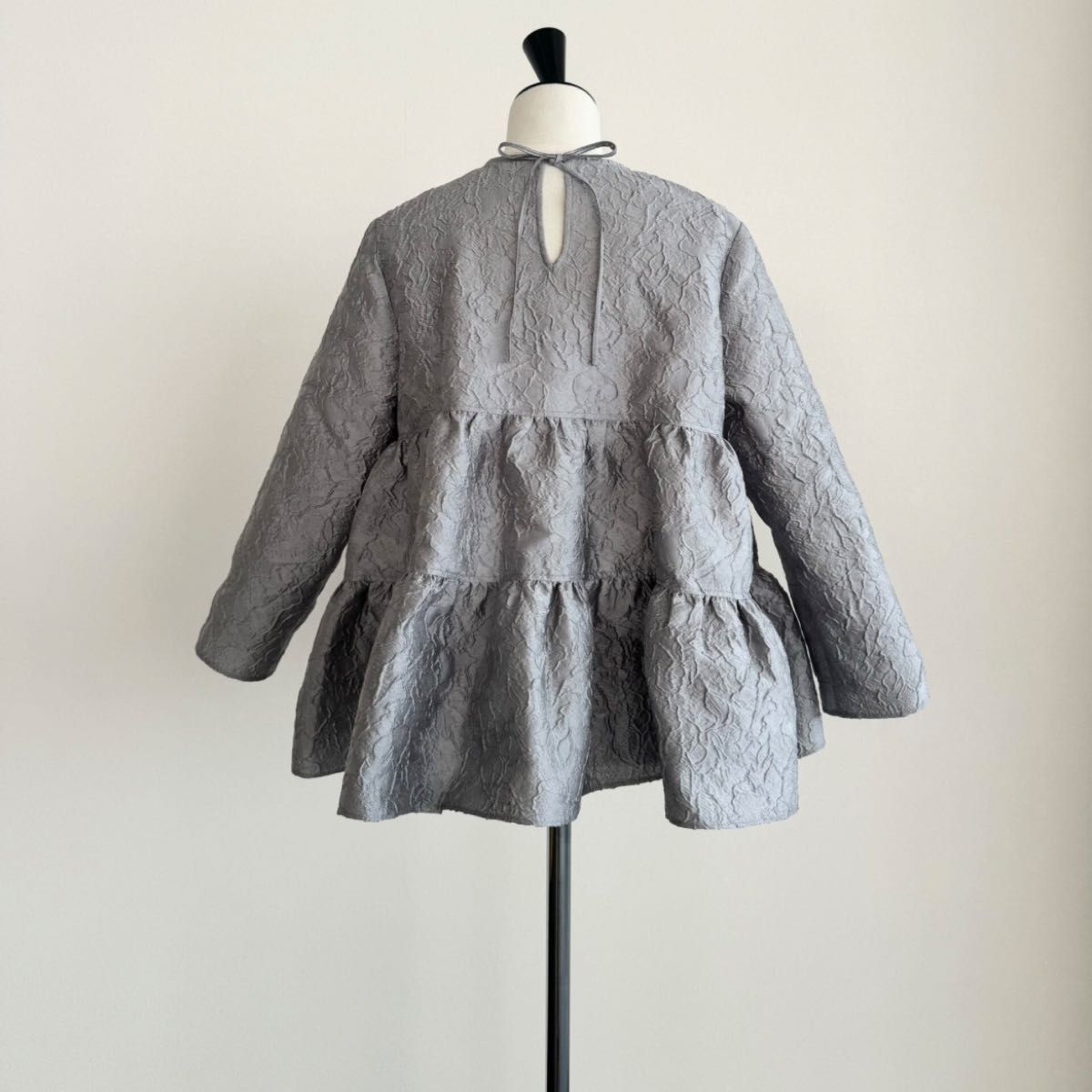 ohga 新品未使用 ジャガードブラウス JACQUARD GATHER BLOUSE ohga 新品未使用 ジャガードブラウス JACQUARD GATHER BLOUSE