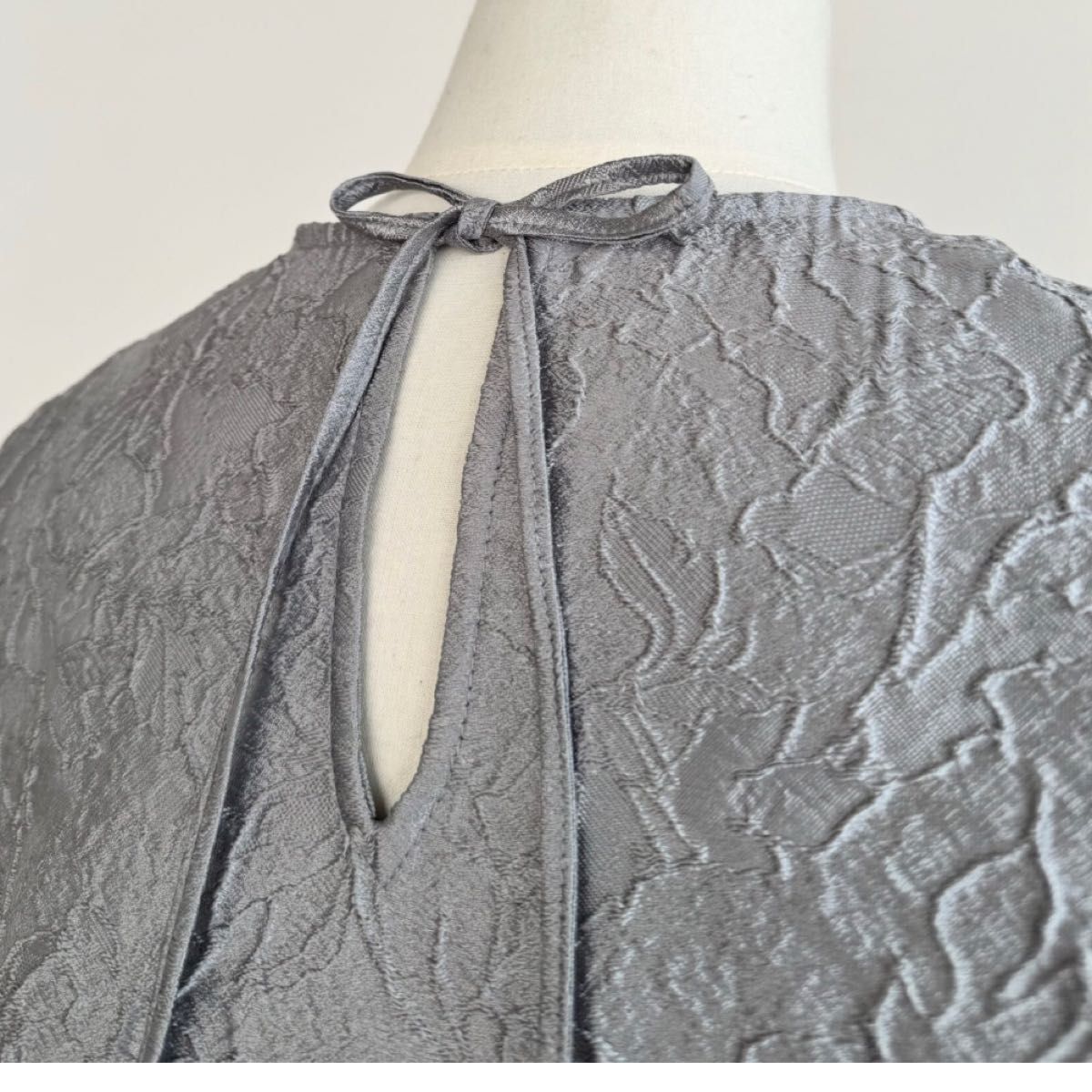 ohga 新品未使用 ジャガードブラウス JACQUARD GATHER BLOUSE ohga 新品未使用 ジャガードブラウス JACQUARD GATHER BLOUSE