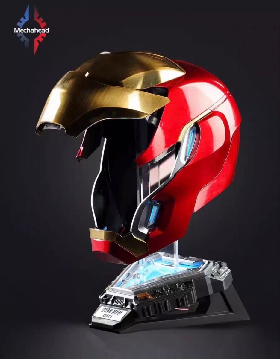 新品未使用 アイアンマン ヘルメット 自動開閉式音声認識 音声 新品未使用 アイアンマン ヘルメット 自動開閉式音声認識 音声