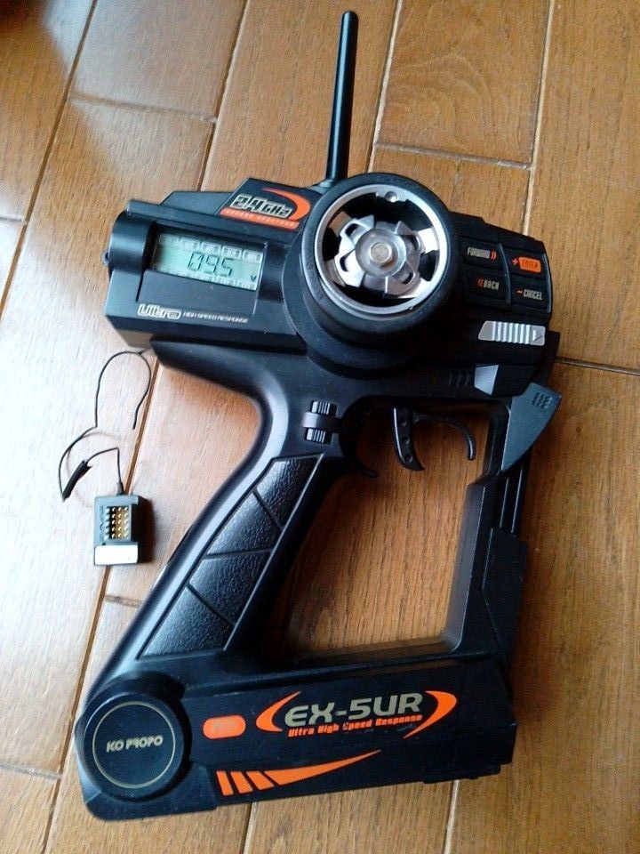 KO製プロポ2.4GHz EX-5UR 受信機 ESC付き KO EX-5UR 2 4GHz 中古品 ラジコン プロポ KR-4075 受信器