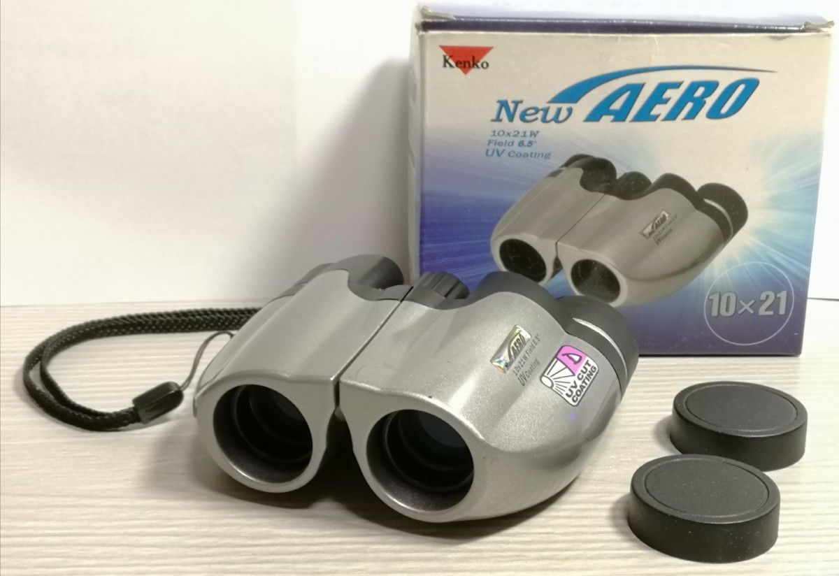 Kenko 双眼鏡 New AERO 10×21 W ポロプリズム式 10倍 21口径 Kenko 双眼鏡 New AERO 10×21 W ポロプリズム式 10倍 21口径