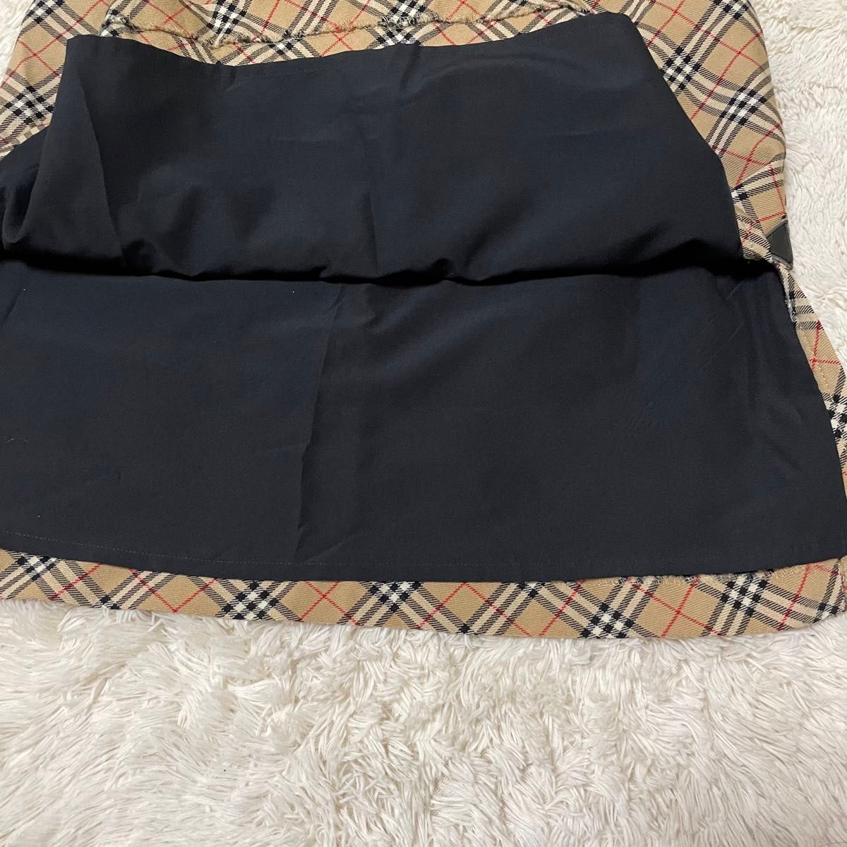 バーバリーブルーレーベル 【M】超美品 膝丈スカート ノバ バーバリーブルーレーベル 【M】超美品 膝丈スカート ノバ