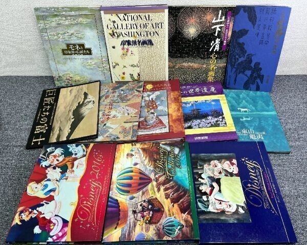 人気ブランドバ40代 ⑨ 読売新聞 額絵シリーズ 12点 ディズニー 日本の世界遺産 山下 画集