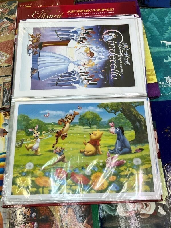 割引発見 読売新聞 ③ 額絵シリーズ 山下 日本の世界遺産 ディズニー 12点 画集
