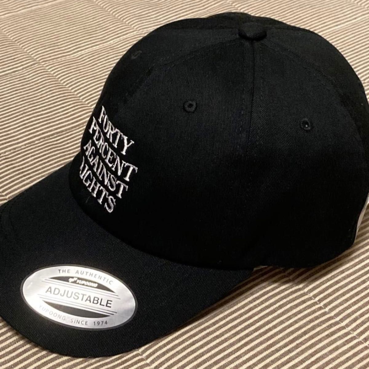 FPAR(Forty Percents Against Rights) logo cap キャップ 黒 FPAR(Forty Percents Against Rights) logo cap キャップ 黒