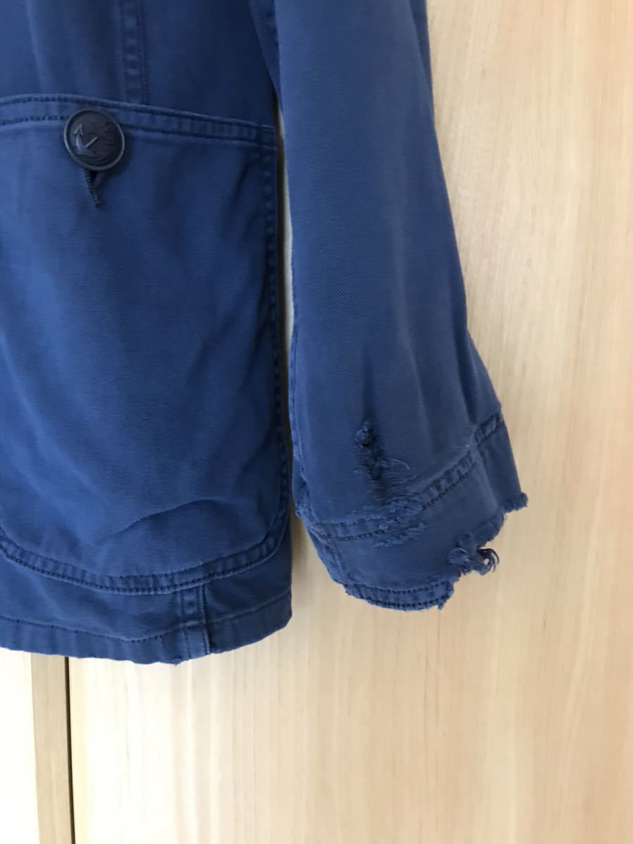 【美品】 LVC Levi's Vintage Clothing / 40s US NAVY ショールカラー カバーオール / S ネイビー / リーバイス ビンテージ クロージング_画像4