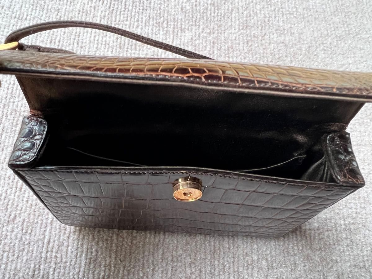 希少 入手困難 PRADA プラダ 未使用 クロコダイル ミニバッグ 希少 入手困難 PRADA プラダ 未使用 クロコダイル ミニバッグ