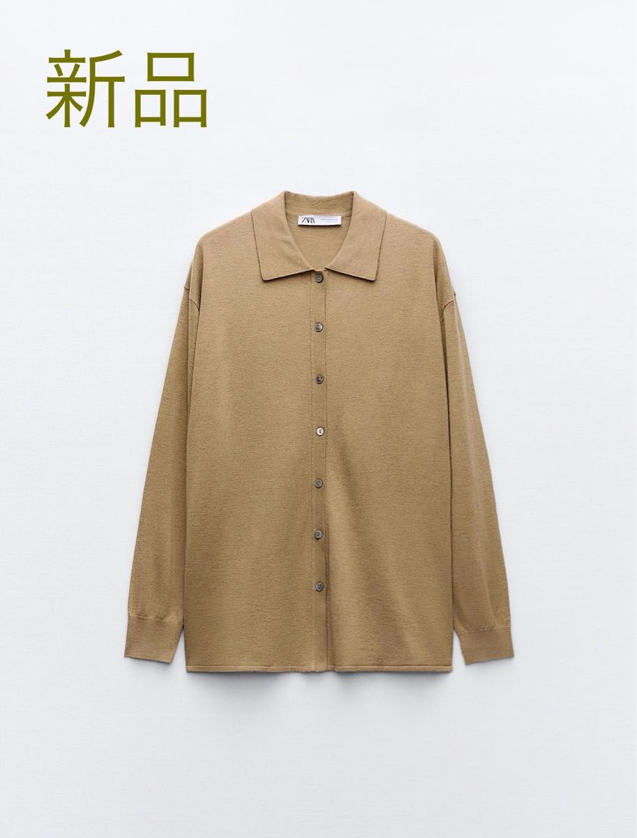 新品タグ付 ZARA ザラ サイドボタンニットカーディガンS 新品タグ付 ZARA ザラ サイドボタンニットカーディガンS