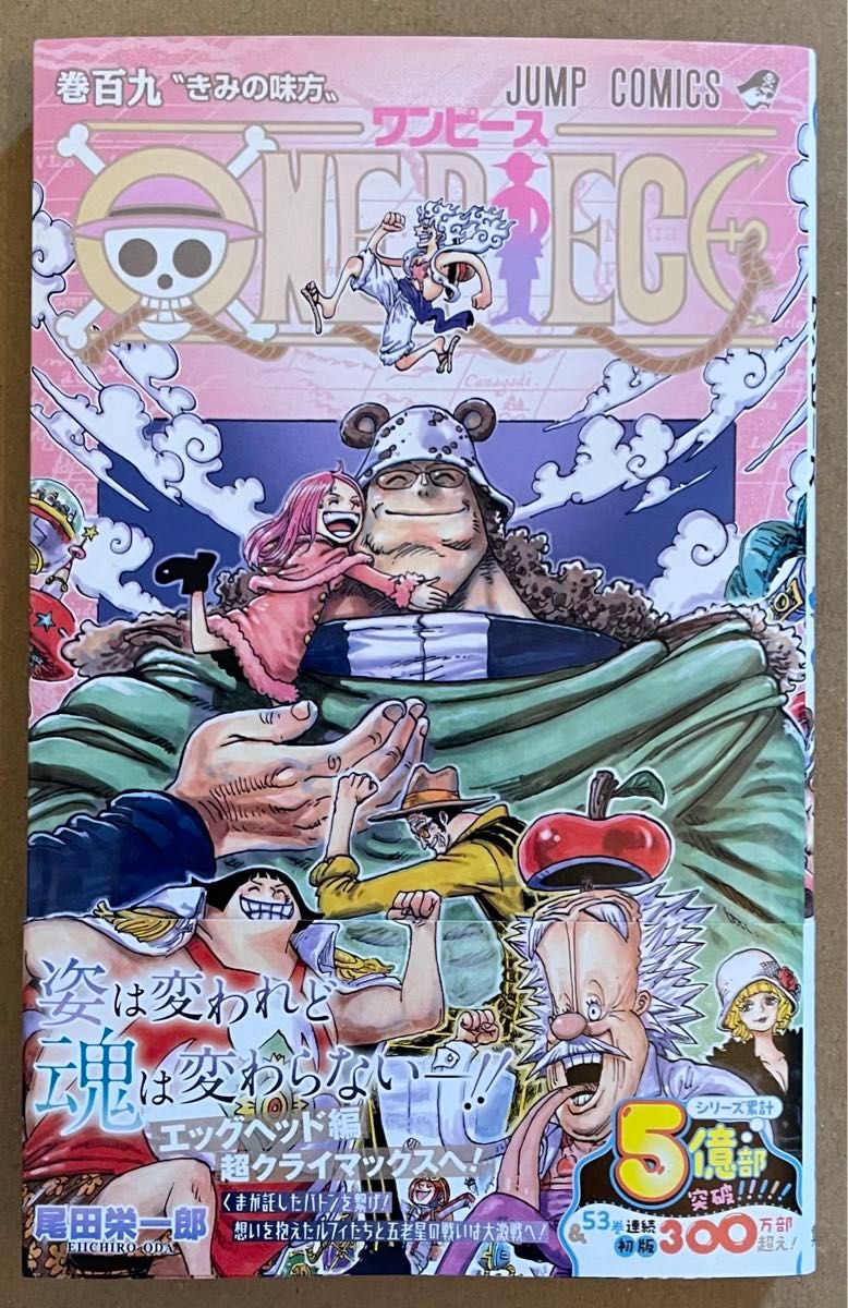 ONE PIECE ワンピース 109巻 最新巻 尾田栄一郎 マンガ コミック ONE PIECE ワンピース 109巻 最新巻 尾田栄一郎 マンガ コミック