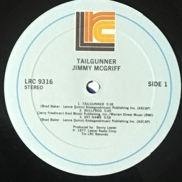 Jimmy McGriff - Tailgunner - Lester Radio Corporation ■_画像2