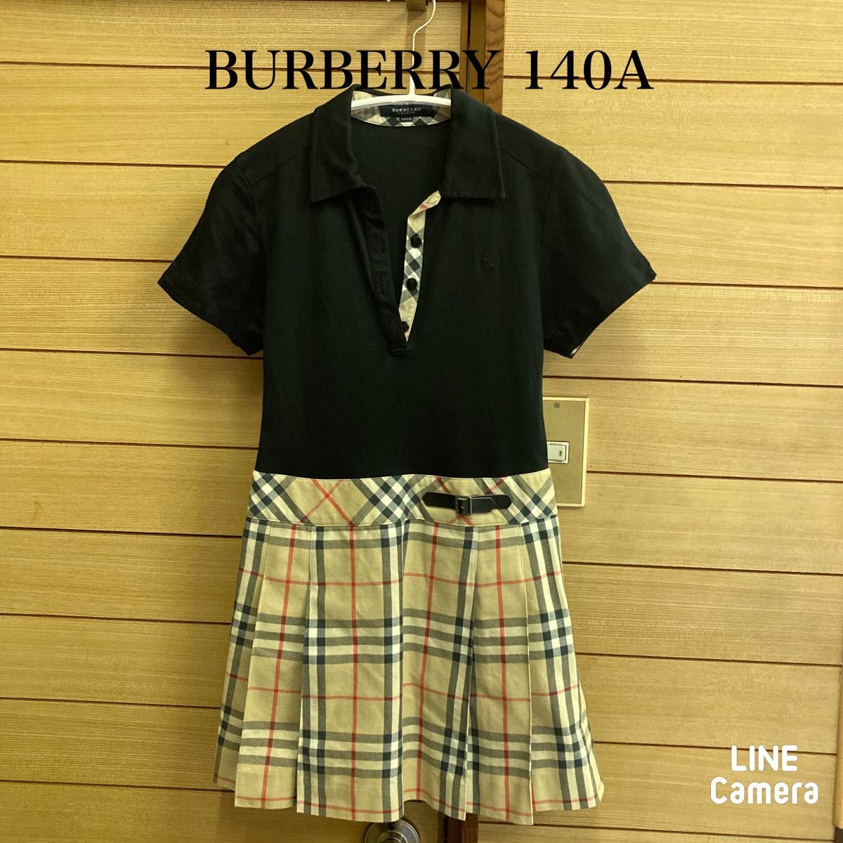 【140A】BURBERRY ワンピース 140A】BURBERRYワンピース