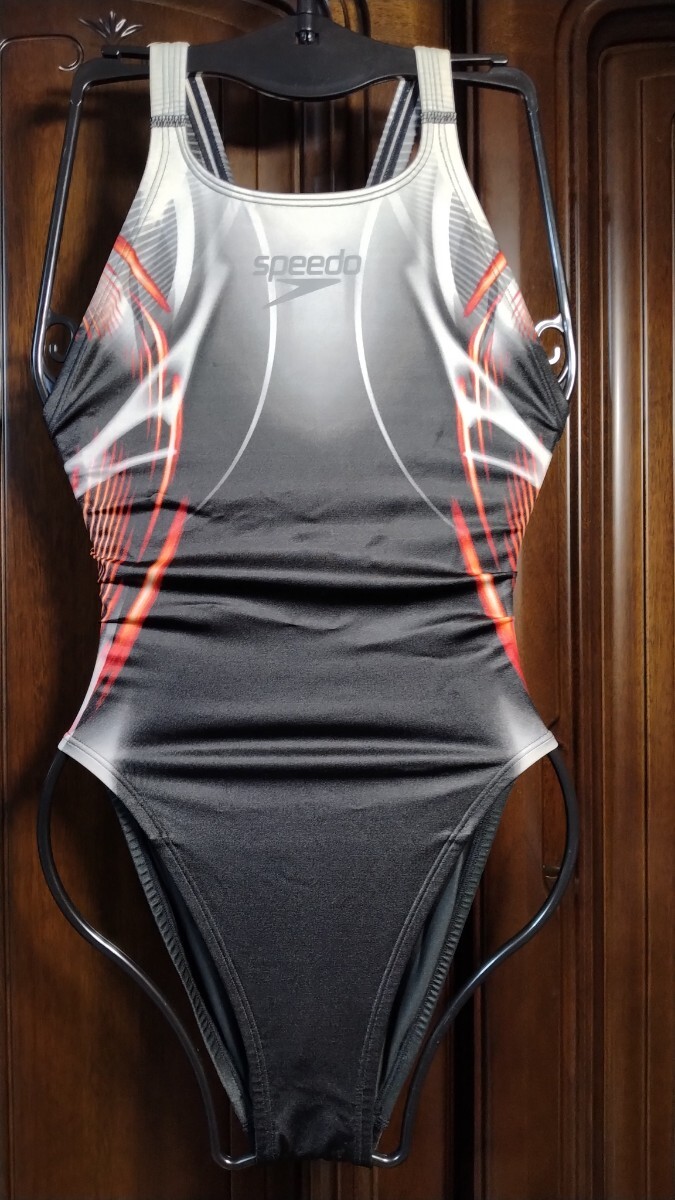 廃盤　競泳水着 スピード　Sサイズ　ブラック SPEEDO ハイカット競泳水着　flyingfish
