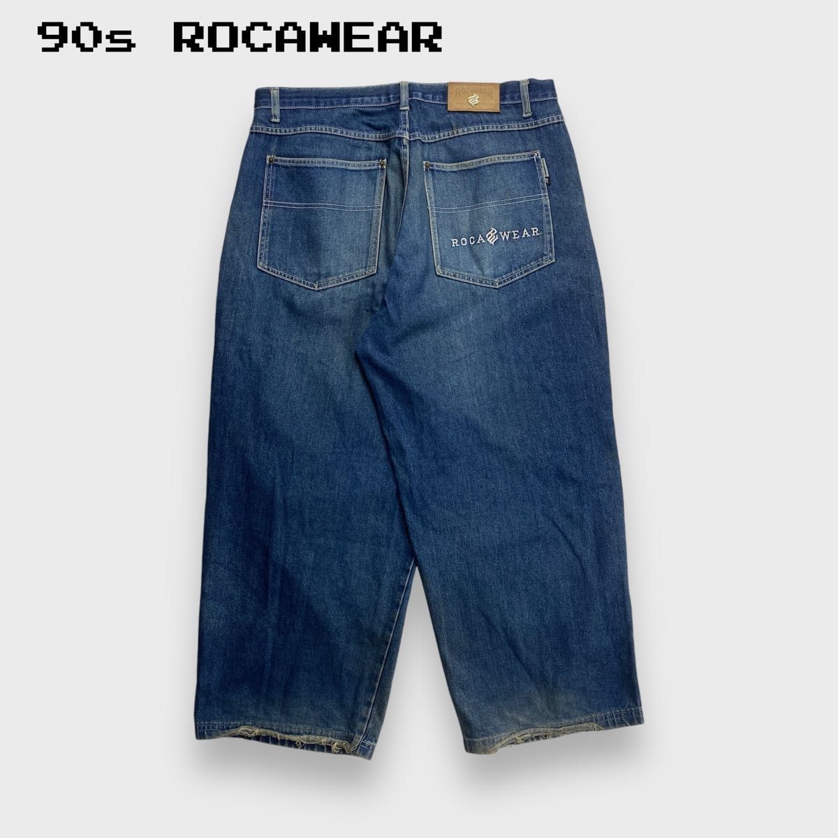 90s ROCAWEAR ロカウェア ワイド バギーデニム ジーンズ 38/34 90s ROCAWEAR ロカウェア ワイド バギーデニム ジーンズ 38/34