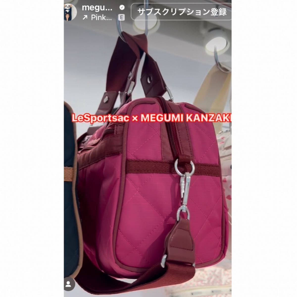 美品】新品 レスポートサック MINI SATCHEL BAGピンクピーコック 美品】新品 レスポートサック MINI SATCHEL BAGピンクピーコック