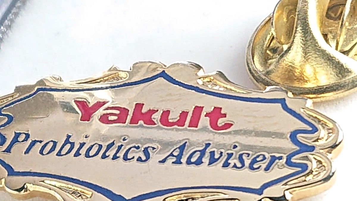 希少 Yakult 社員 紀章 バッジ 6 当時物限定頒布非売品【ヤクルト/Yakult Probiotics Adviser