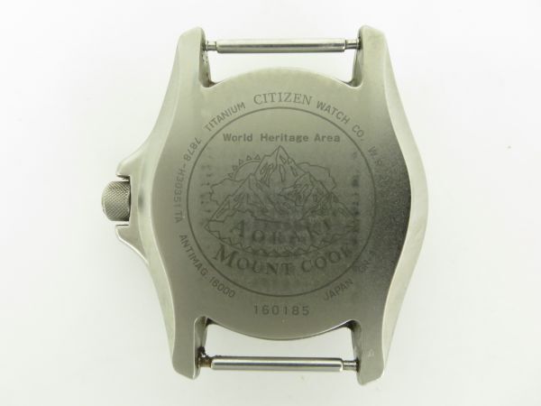 CITIZEN シチズン　プロマスター メンズ腕時計　エコドライブ 7878-H30351　AORAKI MOUNT COOK　ブルー文字盤　お洒落な シルバー 【L13】_画像7