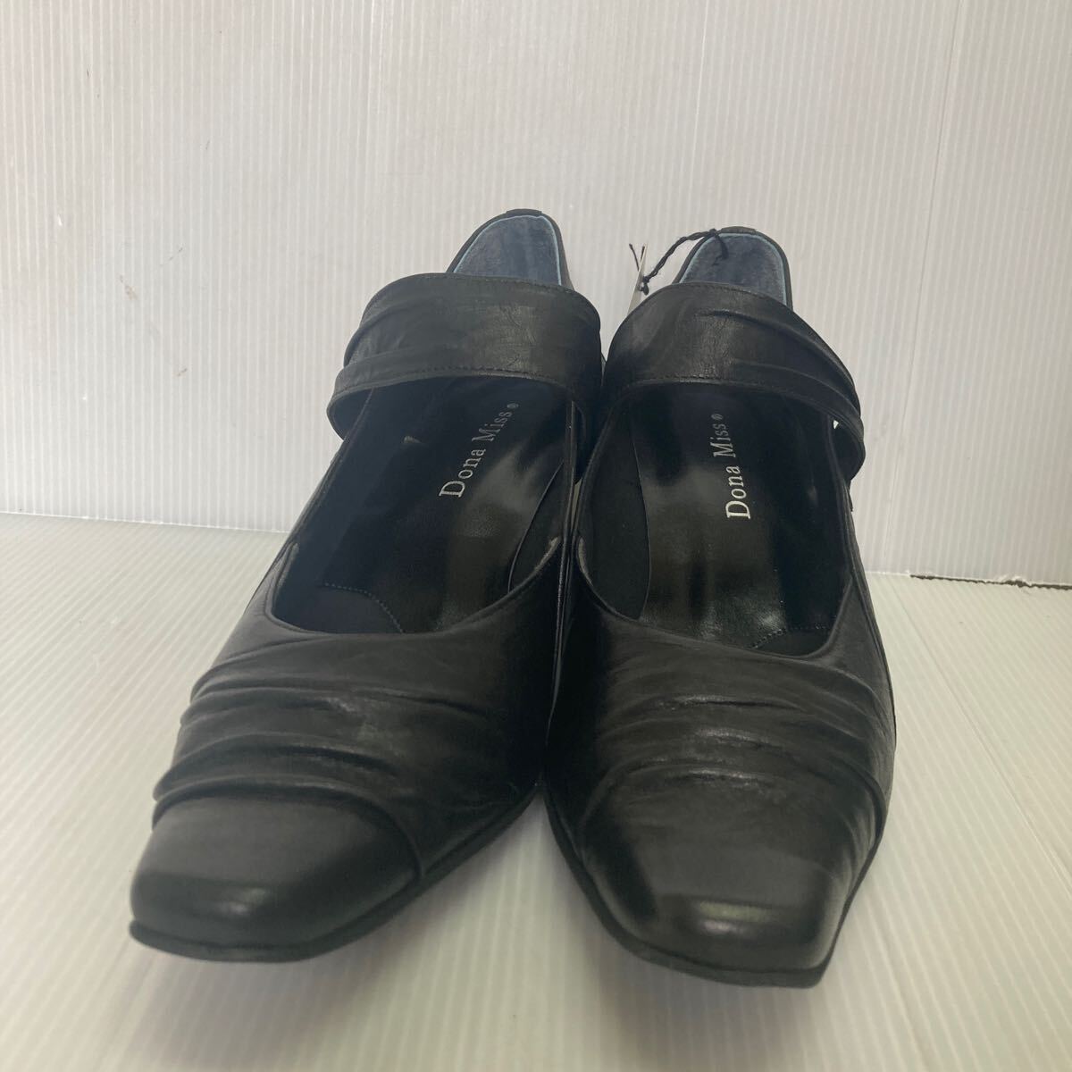 *. bargain! woman pumps Dona Miss K3-6805 black 23.5. heel ....2WAY type mules as . use convenience made in Japan 