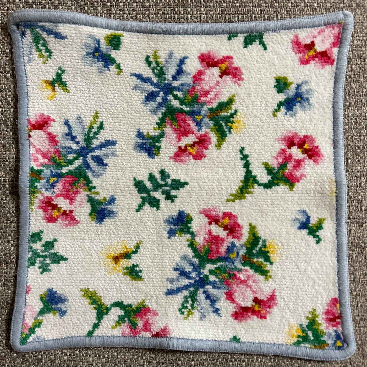used品】FEILER フェイラー ハンカチ 3枚セット 花柄 シェニール used品】FEILER フェイラー ハンカチ 3枚セット 花柄 シェニール