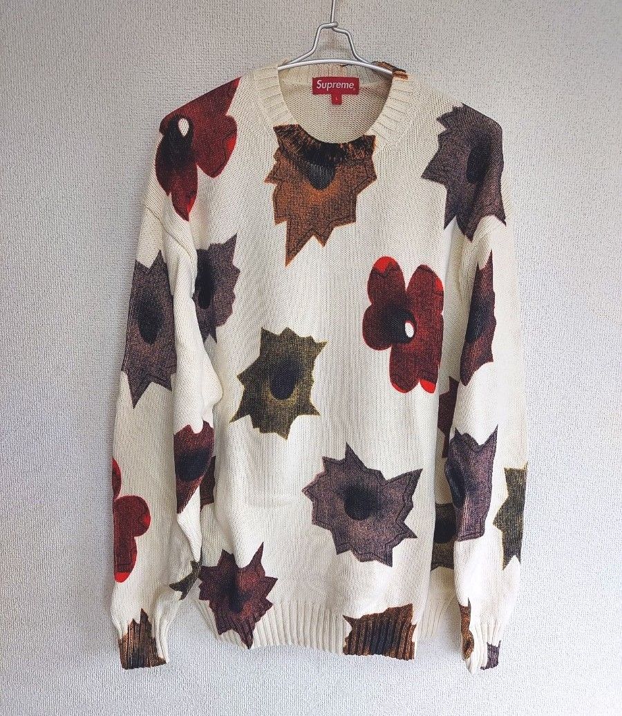 美品】Supreme Nate Lowman Sweater 美品】Supreme Nate Lowman Sweater