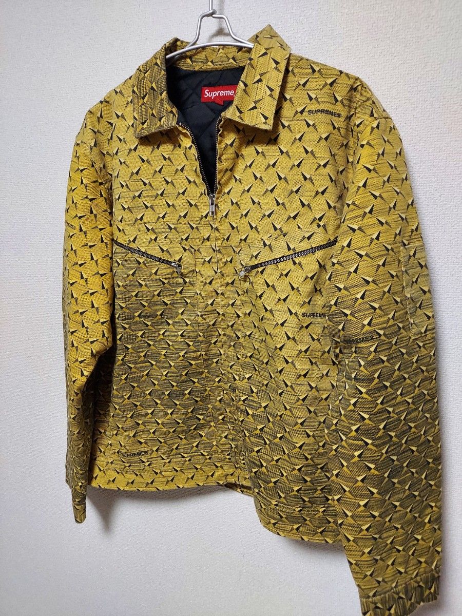 Supreme~ Diamond Plate Work Jacket M Yellow シュプリーム Supreme~ Diamond Plate Work Jacket M Yellow シュプリーム