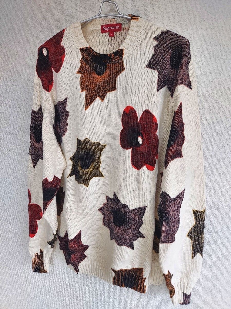 美品】Supreme Nate Lowman Sweater 美品】Supreme Nate Lowman Sweater