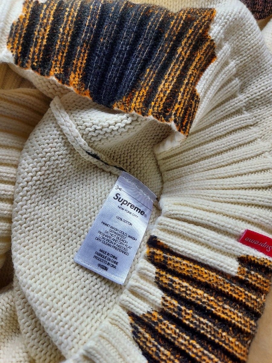 美品】Supreme Nate Lowman Sweater 美品】Supreme Nate Lowman Sweater