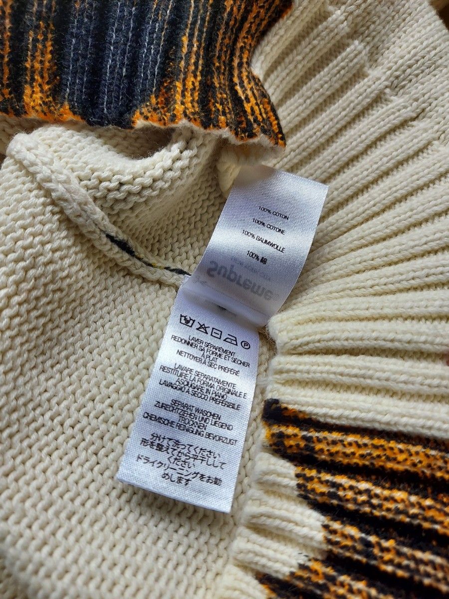 美品】Supreme Nate Lowman Sweater 美品】Supreme Nate Lowman Sweater