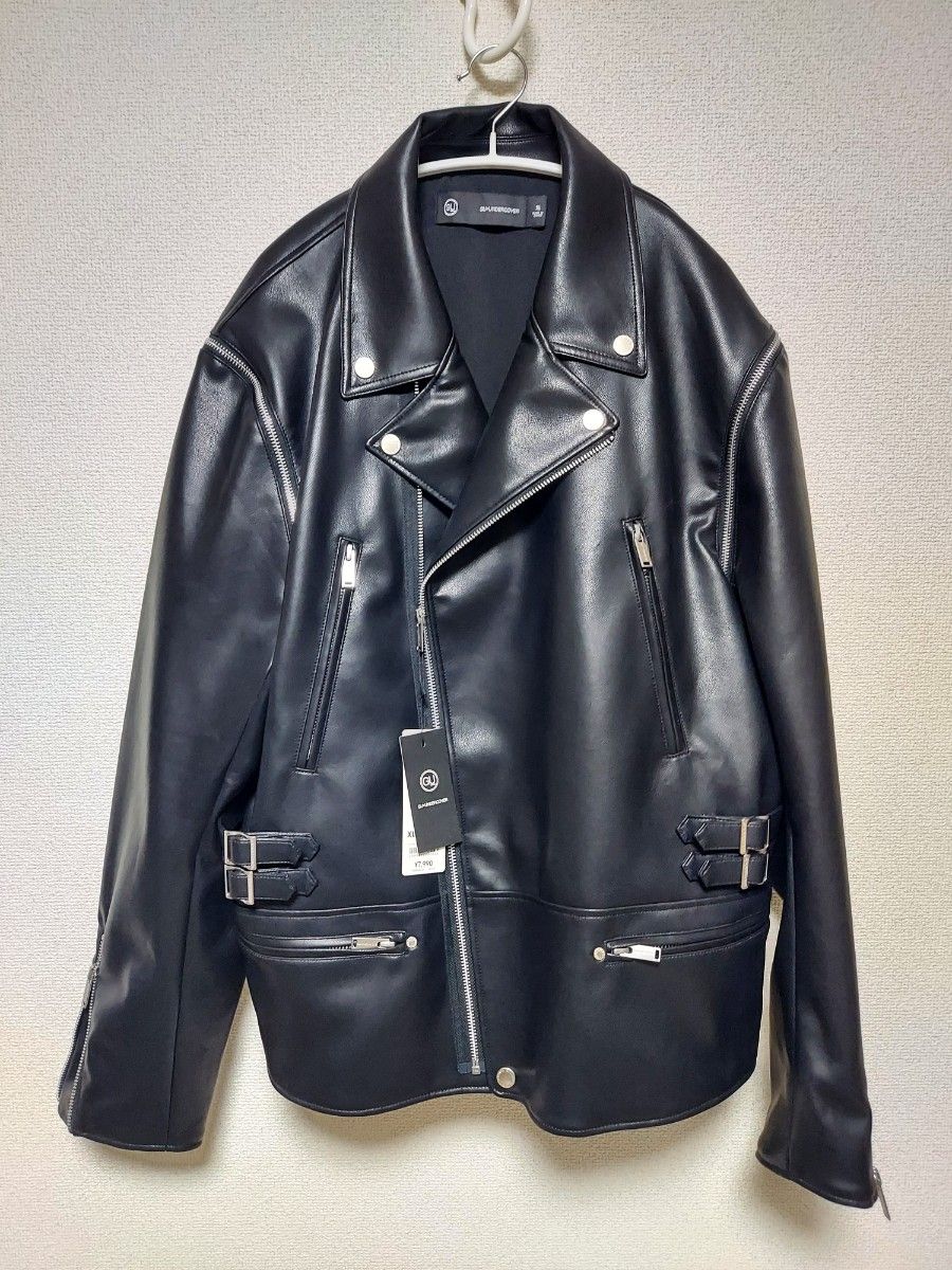 新品 GU × UNDERCOVER 2wayライダースジャケット XL アンダー 新品 GU × UNDERCOVER 2wayライダースジャケット XL アンダー