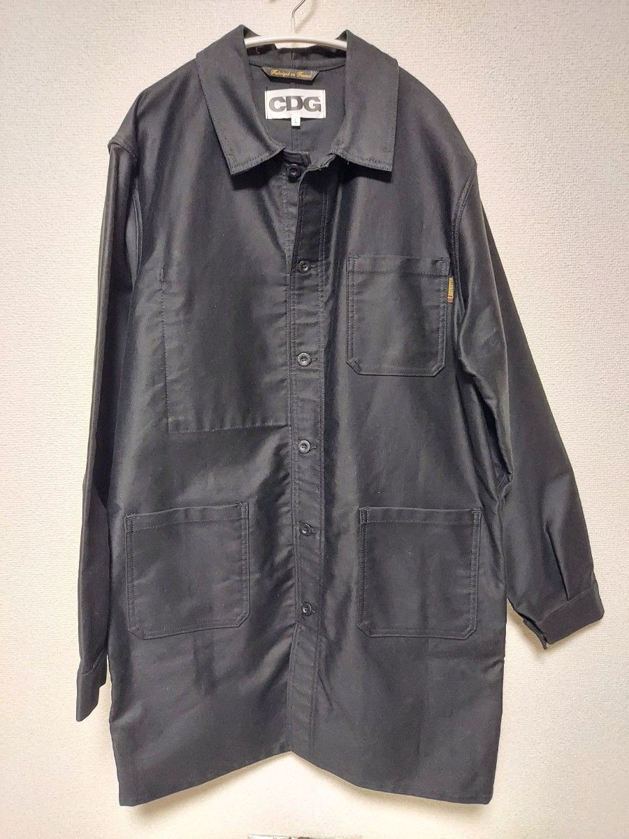CDG~ COMME des GARCONS L スタッフコート 黒 ブラック CDG~ COMME des GARCONS L スタッフコート 黒 ブラック